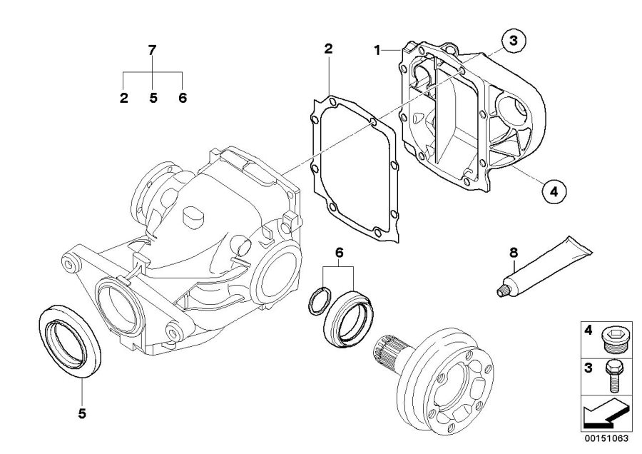 BMW 325i Transmission cover. TYP 188L - 33117518404 | BMW Northwest