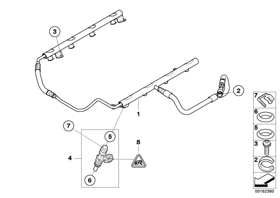 13537528539 Bmw Clamp. System, Injection, Fuel BMW Northwest, WA