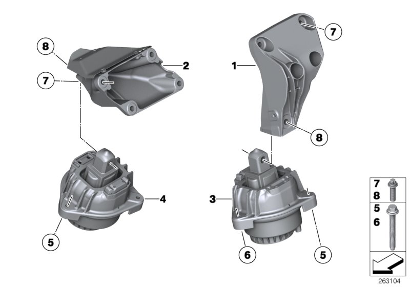 22117935149 - BMW Engine mount. Suspension | BMW Northwest, Tacoma WA