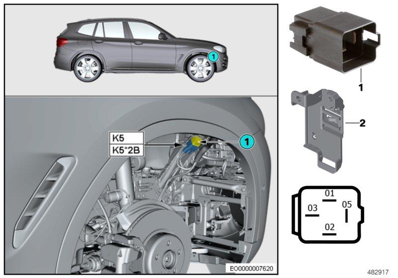 Bmw X3 Relay Intended May Illustration 61369207913 Bmw Northwest Tacoma Wa 6079