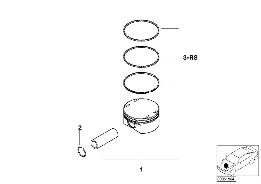 11247624615 - Bmw Set Connecting Rod. Crankshaft 